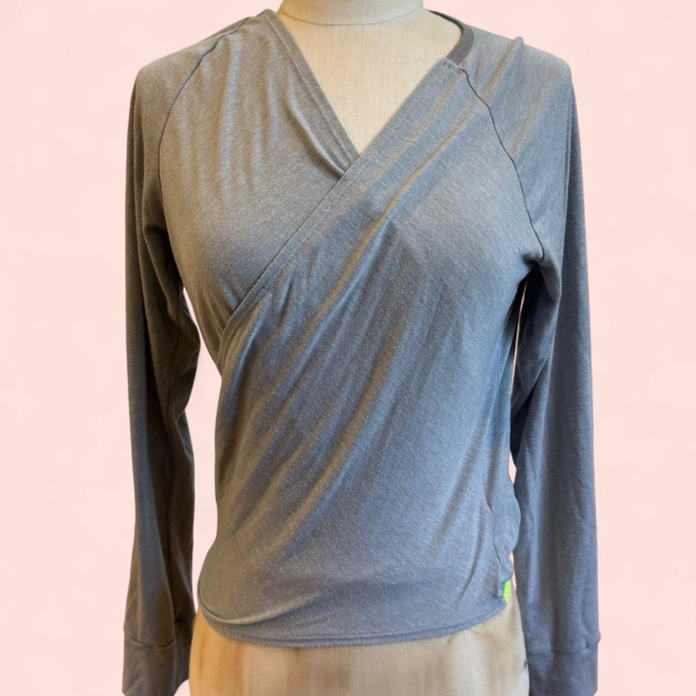 Nike Long Sleeve Dri Fit Wrap Top